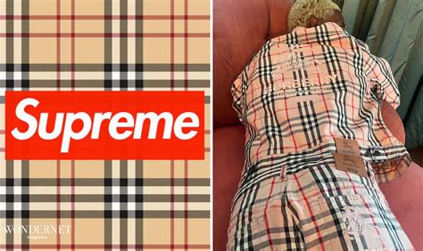 burberry supreme drop time|supreme x burberry collab.